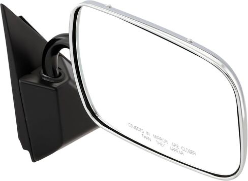 JC Whitney Passenger Side Mirror لـ Chevy Chevrolet C1500 K1500 1988-1998 Chrome Standard Cab JGM13R in Kuwait