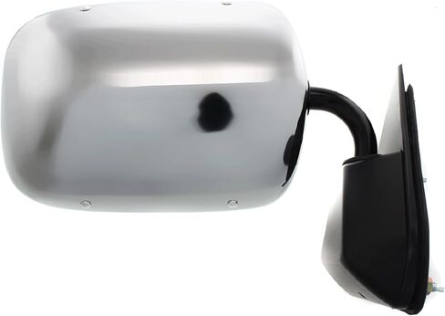 JC Whitney Passenger Side Mirror لـ Chevy Chevrolet C1500 K1500 1988-1998 Chrome Standard Cab JGM13R in Kuwait