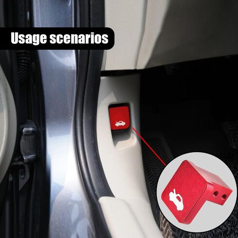 Hood Latch Enheries Handle Cable Kit Aluminoy Sploy Kit ، مقبض إطلاق غطاء محرك السيارة ، طقم إصلاح الكابلات للغطاء الأمامي للسيارة في هوندا سيفيك 1996-2011 ، CR-V 1997-2006 (أسود) in Kuwait
