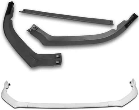 3 Pieces STi-Style Front Bumper Lip Spoiler Splitter Side Body Kit Trim Protection Compatible with 2015-2017 Subaru Legacy, 2016 (Painted White) in Saudi Arabia