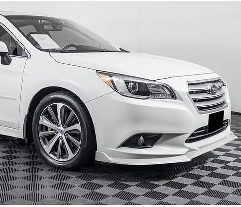 3 Pieces STi-Style Front Bumper Lip Spoiler Splitter Side Body Kit Trim Protection Compatible with 2015-2017 Subaru Legacy, 2016 (Painted White) in Saudi Arabia