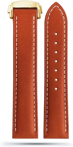 for Omega Seamaster 300 150 Speedmaster 007 AT150 Brown Watchband Bracelet Deployant Clasp 19mm 20mm 21mm Italian Leather Strap (Color : A Black-no bukcle, Size : 19mm) in Saudi Arabia