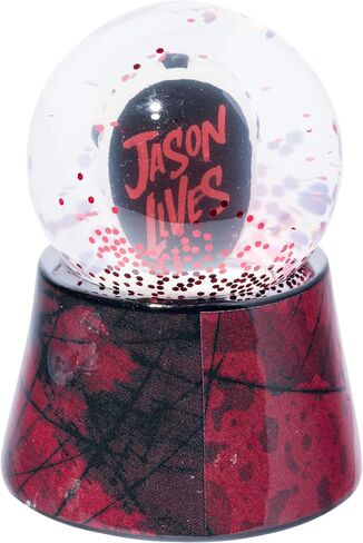 Silver Buffalo Friday The 13th Camp Certal Lake 45mm Light-Up Snow Globe في صندوق البيع بالتجزئة in Saudi Arabia