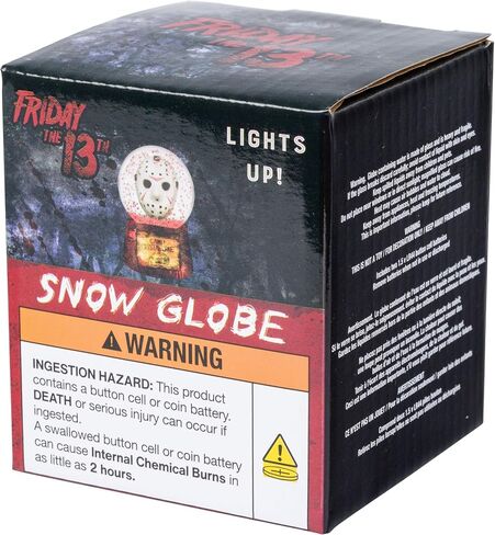 Silver Buffalo Friday The 13th Camp Certal Lake 45mm Light-Up Snow Globe في صندوق البيع بالتجزئة in Saudi Arabia