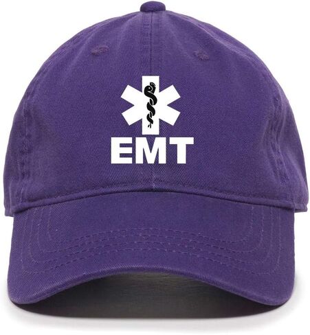 Emergency EMT Baseball Cap Embroidered Cotton Adjustable Dad Hat in Saudi Arabia