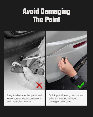 طقم قالب قطع ثقب مستشعر السيارة - 16-25 مم متوافق مع القطر - قطع دقة فينيل - مقطع دقيق لقطر الرادار - قوالب بلاستيكية من 10 قطع in Kuwait