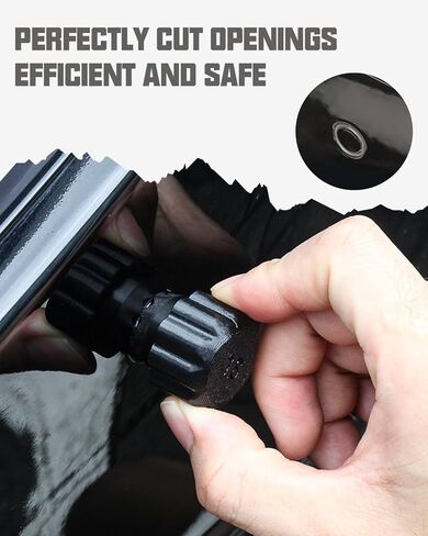 طقم قالب قطع ثقب مستشعر السيارة - 16-25 مم متوافق مع القطر - قطع دقة فينيل - مقطع دقيق لقطر الرادار - قوالب بلاستيكية من 10 قطع in Kuwait