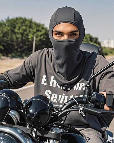 Xeoxarel 12 Pieces Balaclava Face Mask, Summer Cooling Neck Gaiter, UV Protector Motorcycle Ski Scarf for Men/Women in Kuwait