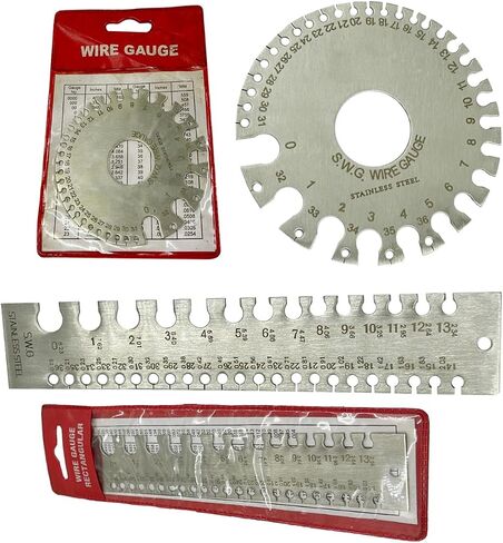 Stainless Steel Wire Gauge Measures Standard and Metric (Linear Scale) in Saudi Arabia