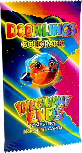 Doomlings Card Game: Imaginary Ends Expansion - 5 Expansion Pack with 127 Cards, New Traits & New Gameplay Mechanics | 2-6 Players, Ages 10+ in Kuwait