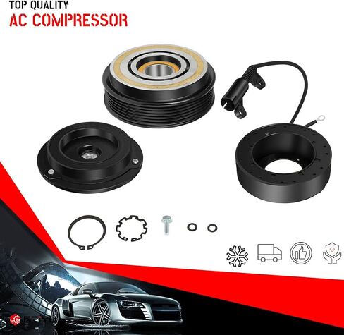CCIYU AC القابض ملائمة ل Dodge Sprinter 3500 2.7L 2003-2006 ملائمة لمرسيدس-بنز CLK55 AMG 5.5L 2001-2002 Auto إصلاح ضواغط AC مجموعة القابض in Saudi Arabia