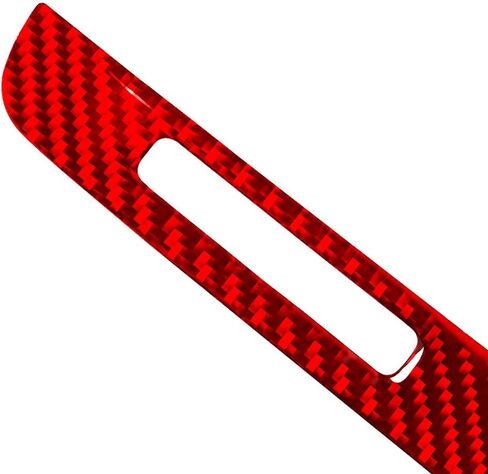 Cnnono8 Dashboard LHD Co-pilot Glove Storage Box Panel Strip Frame Cover Trim Carbon Fiber Red For Audi TT TTS TTRS 2008-2014 Car in Saudi Arabia