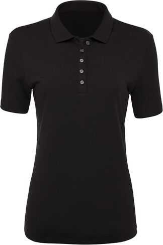 Perry Ellis Women's Classic Short Sleeve Golf Polo Shirt, Moisture-Wicking, Sun Protection, Enhanced Stretch, Breathable in Kuwait