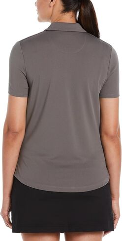 Perry Ellis Women's Classic Short Sleeve Golf Polo Shirt, Moisture-Wicking, Sun Protection, Enhanced Stretch, Breathable in Kuwait
