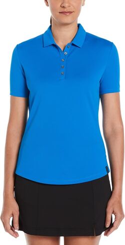 Perry Ellis Women's Classic Short Sleeve Golf Polo Shirt, Moisture-Wicking, Sun Protection, Enhanced Stretch, Breathable in Kuwait
