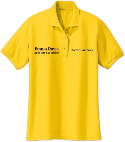 Custom Embroidered Polo Shirts for Women Personalized Add Your Name Text Polo Shirts for Ladies in Saudi Arabia