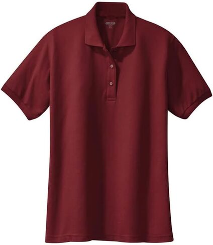Joe's USA Ladies Short Sleeve Polo Shirts in 36 Colors and Sizes XS - 6XL in Kuwait