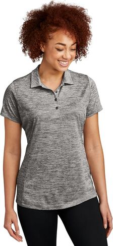 SPORT-TEK Women's PosiCharge Electric Heather Polo | Ladies Short Sleeve Collared Shirt, Slim Fit for Summer, Work & Golf in Saudi Arabia