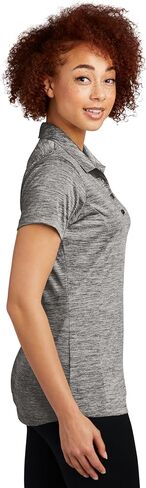 SPORT-TEK Women's PosiCharge Electric Heather Polo | Ladies Short Sleeve Collared Shirt, Slim Fit for Summer, Work & Golf in Saudi Arabia