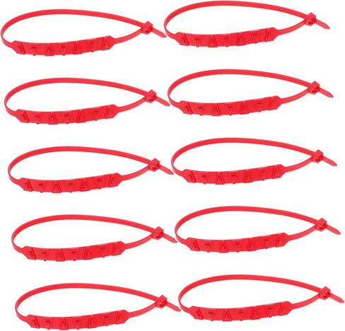 Zerodeko 10pcs Nylon Tire Snow Chains for Motorcycle Electric Bikes Scooters Skid Wheel Traction for Snow Mud Ice Quick Installation Fit in Saudi Arabia