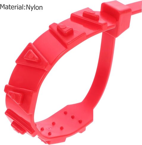 Zerodeko 10pcs Nylon Tire Snow Chains for Motorcycle Electric Bikes Scooters Skid Wheel Traction for Snow Mud Ice Quick Installation Fit in Saudi Arabia