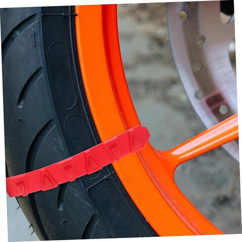Zerodeko 10pcs Nylon Tire Snow Chains for Motorcycle Electric Bikes Scooters Skid Wheel Traction for Snow Mud Ice Quick Installation Fit in Saudi Arabia