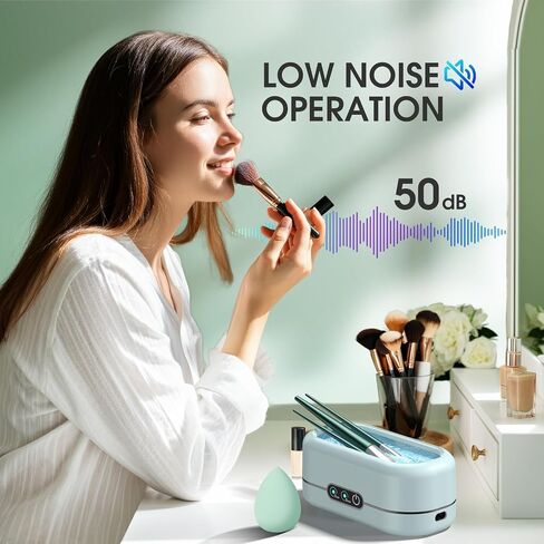 Professional Ultrasonic Jewelry Cleaner with Digital Timer,50KHz Ultrasonic Cleaner Machine with 304 Stainless Steel for Jewelry,Eyeglasses, Rings, Coin, Watch Strap, Tools, Dentures, Hygiene Items in Saudi Arabia