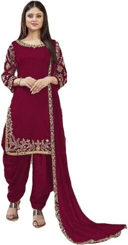 Henith Collection Ready to Wear Indian Pakistani Ethnic Wear Designer Punjabi Salwar Kameez Patiala Suit for Women in Kuwait