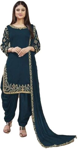 Henith Collection Ready to Wear Indian Pakistani Ethnic Wear Designer Punjabi Salwar Kameez Patiala Suit for Women in Kuwait