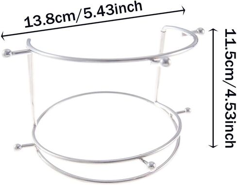 Tiara Display Stand Jewelry Holder Metal Organizer Crown Display Holder for Princess Crown Hair Accessories Store Wedding, 2 Tier in Saudi Arabia