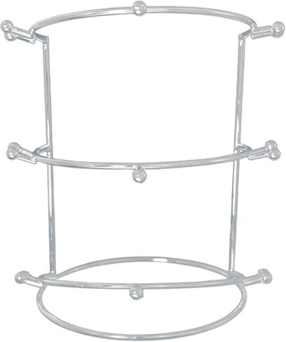 Tiara Display Stand Jewelry Holder Metal Organizer Crown Display Holder for Princess Crown Hair Accessories Store Wedding, 2 Tier in Saudi Arabia