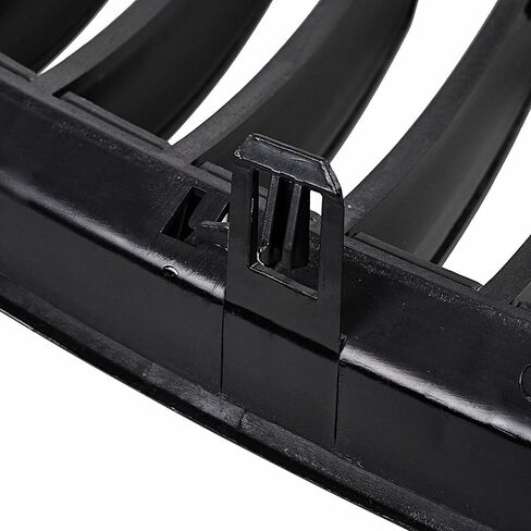 Astra Depot Kidney Grille Inserts Compatible with 2004-2010 BMW E63 E64 650i 650Ci 645Ci M6 2-Door (Glossy Black M-Color) in Saudi Arabia