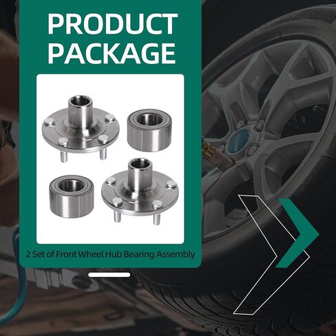 مجموعة محمل العجلات الأمامية التي تناسب Mazda 3 2009-2013 ، ملائمة لـ Mazda 5 2006-2010 2012-2015 ، LH Driver أو RH Side Prastenger ، OE 930-003 930003 Hub00083 Hub00199 Hub00812 WB000026 WB000026 in Saudi Arabia