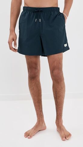 Bather Men's Solid Navy Swim Trunks 5" in Saudi Arabia