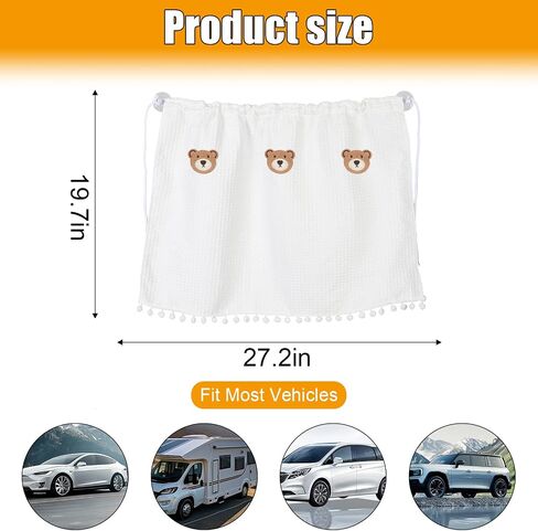 ستارة شمس Sun Sun Sun Sun Sun للطفل - Blackout UV Protection Window Shades مع كوب الشفط للمقعد الخلفي - ظلال شاشة Windows التلقائية (خمس أزهار صغيرة) in Saudi Arabia