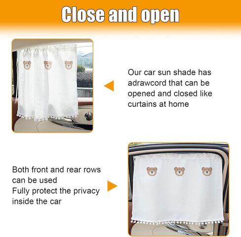 ستارة شمس Sun Sun Sun Sun Sun للطفل - Blackout UV Protection Window Shades مع كوب الشفط للمقعد الخلفي - ظلال شاشة Windows التلقائية (خمس أزهار صغيرة) in Saudi Arabia