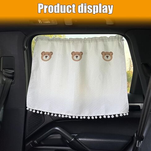 ستارة شمس Sun Sun Sun Sun Sun للطفل - Blackout UV Protection Window Shades مع كوب الشفط للمقعد الخلفي - ظلال شاشة Windows التلقائية (خمس أزهار صغيرة) in Saudi Arabia