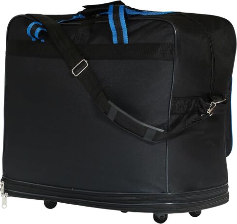 40 "" Navy Blue Large Rolling 6 Duffel Bag Bag حقيبة سبينر حقيبة (أسود) ، BLK1PK40 in Kuwait