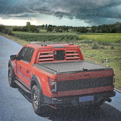 Heavy-Duty Retractable Hard Truck Bed Tonneau Cover Compatible for GMC Hummer EV 2022 2023 2024 2025 High Grade Aluminum Bed Cover with Lock Pickup Accessories(Key Lock) in Saudi Arabia