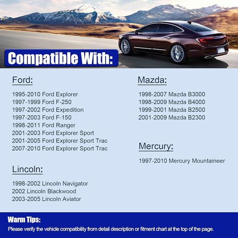 LCWRGS مفاصل الكرة السفلى من LCWRGS لفورد F-150 F-250 EXPENTIDE EXPLORER Ranger ، Lincoln Blackwood Aviator Navigator ، Mazda B2300 B2500 B3000 B4000 Mercury Mountainder ، K8695-2PCS in Saudi Arabia
