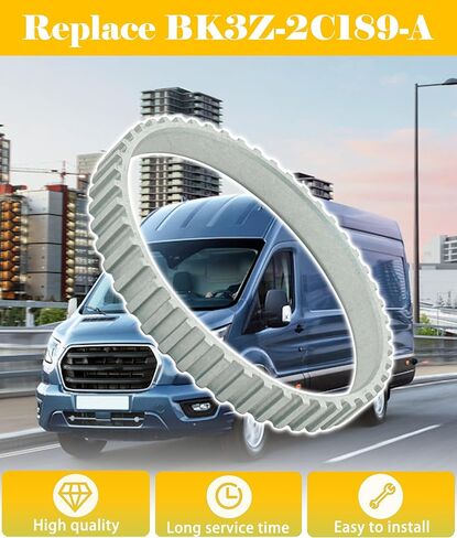 ABS Wheel Speed Sensor Tone Ring Compatible with Ford Transit 150 250 350 350 HD 2015-2024 Replace BK3Z-2C189-A in Kuwait