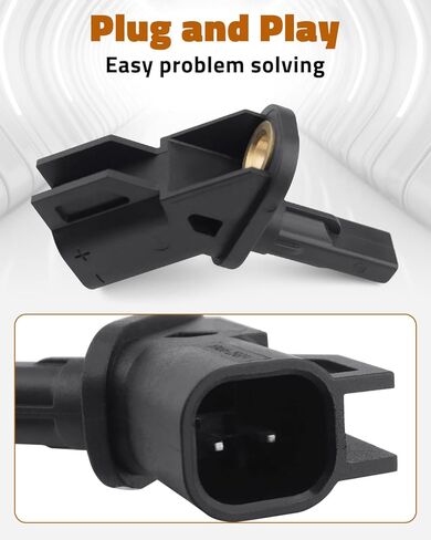 ABS Sensor Front and Great Fit for Ford C-Max 2013-2018 Escape 2013-2019 Focus 2012-2018 for Lincoln MKC 2015-2019 for mazda3 mazda5 ، fit for volvo c30 c70 s40 s60 s80 v50 xc60 xc70 in Saudi Arabia
