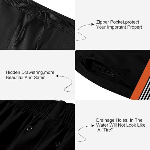 DEOLAX Mens Swim Trunks 7 Inch Inseam Summer Dry Fit Swimming Trunks Board Shorts Lightweight Workout Mens Bathing Suit in Saudi Arabia