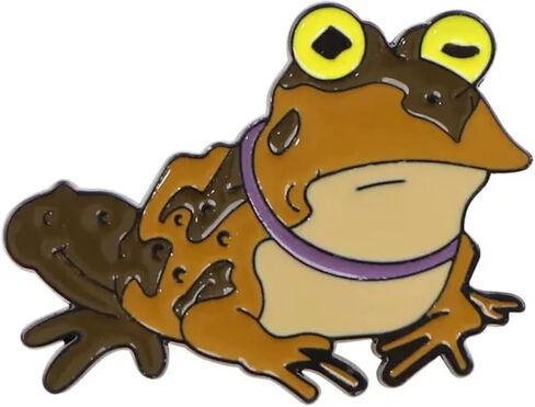 Futurama HypnoToad Hypno Toad Frog Hypnosis Hypnotic Hypnotize Animated Comedy TV Show 1.8" Enamel Pin Badge in Saudi Arabia