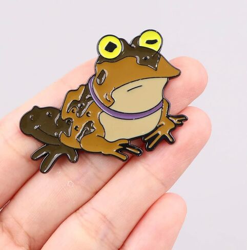 Futurama HypnoToad Hypno Toad Frog Hypnosis Hypnotic Hypnotize Animated Comedy TV Show 1.8" Enamel Pin Badge in Saudi Arabia