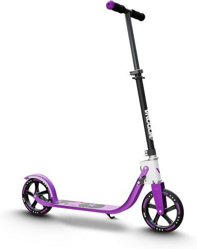 Kick Scooter for Ages 6+，Kid & Adults | Big Wheel Aluminum Scooter | Adjustable Handlebar, Lightweight Foldable Frame | Smooth Rides for Urban and Outdoor Adventures | 220 lbs Weight Capacity in Saudi Arabia