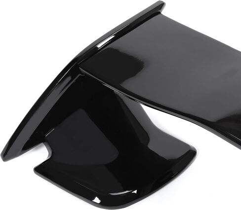 Hecasa Trunk Spoiler Wing Finger مع 2015-2021 Subaru Wrx Sti 4 Door Sedan Trunk Tank Tail Lid Wing Plastic Black in Saudi Arabia