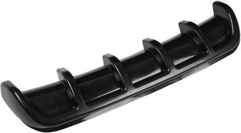 KIMISS Rear Bumper Shark Fin, Black Universal Car Rear Bumper Shark Fin Spoiler Diffuser (Black) Spoilers for Cars in Saudi Arabia