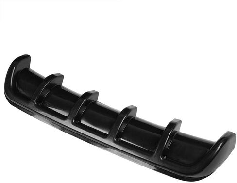 KIMISS Rear Bumper Shark Fin, Black Universal Car Rear Bumper Shark Fin Spoiler Diffuser (Black) Spoilers for Cars in Saudi Arabia