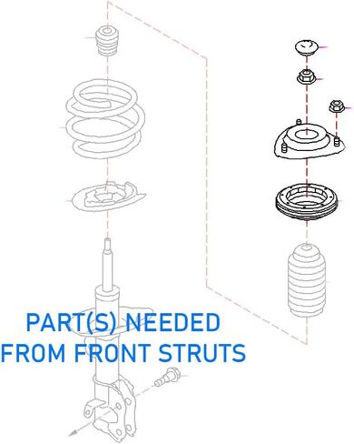 Godspeed MSS0236-A MonoSS Coil-overs Suspensions Kit for #Subaru Forester (SK) 2019-21, 16 Levels Damping, Ride Height Adjustable in Saudi Arabia